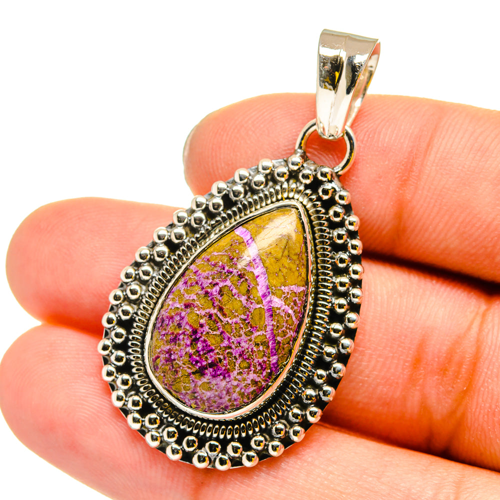 Stichtite Pendants handcrafted by Anasilvercos - PD13214