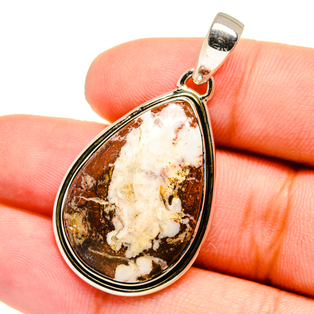 Peanut Wood Jasper Pendants handcrafted by Anasilvercos - PD13221