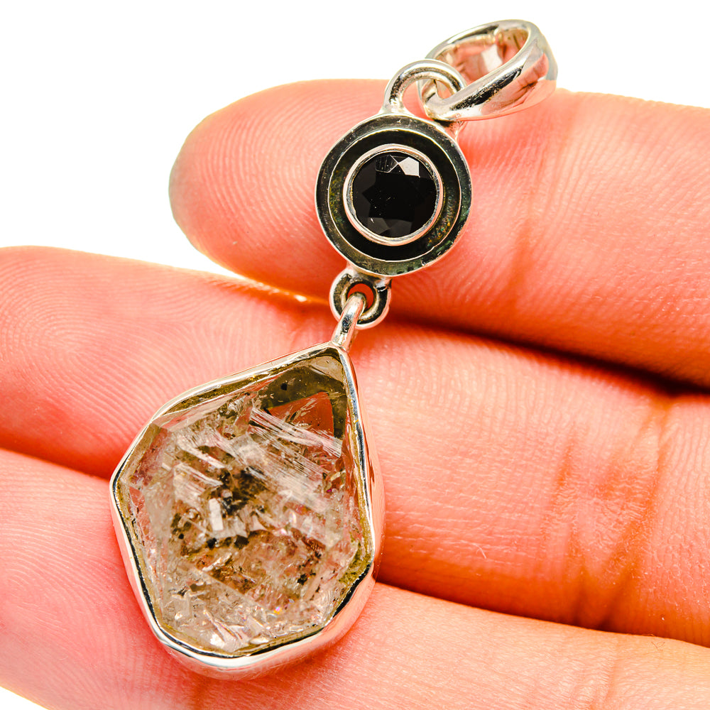Herkimer Diamond Pendants handcrafted by Anasilvercos - PD13236