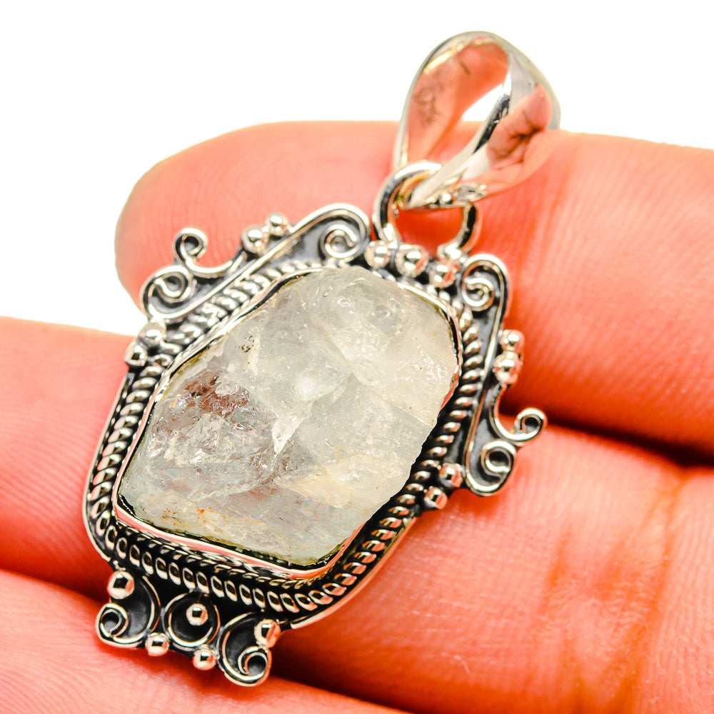 Aquamarine Pendants handcrafted by Anasilvercos - PD13241