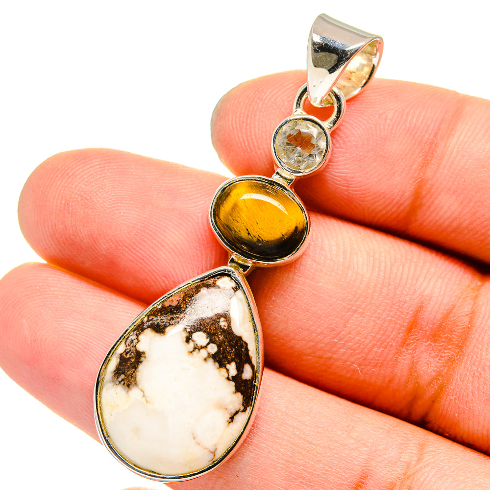 Wild Horse Jasper Pendants handcrafted by Anasilvercos - PD13248
