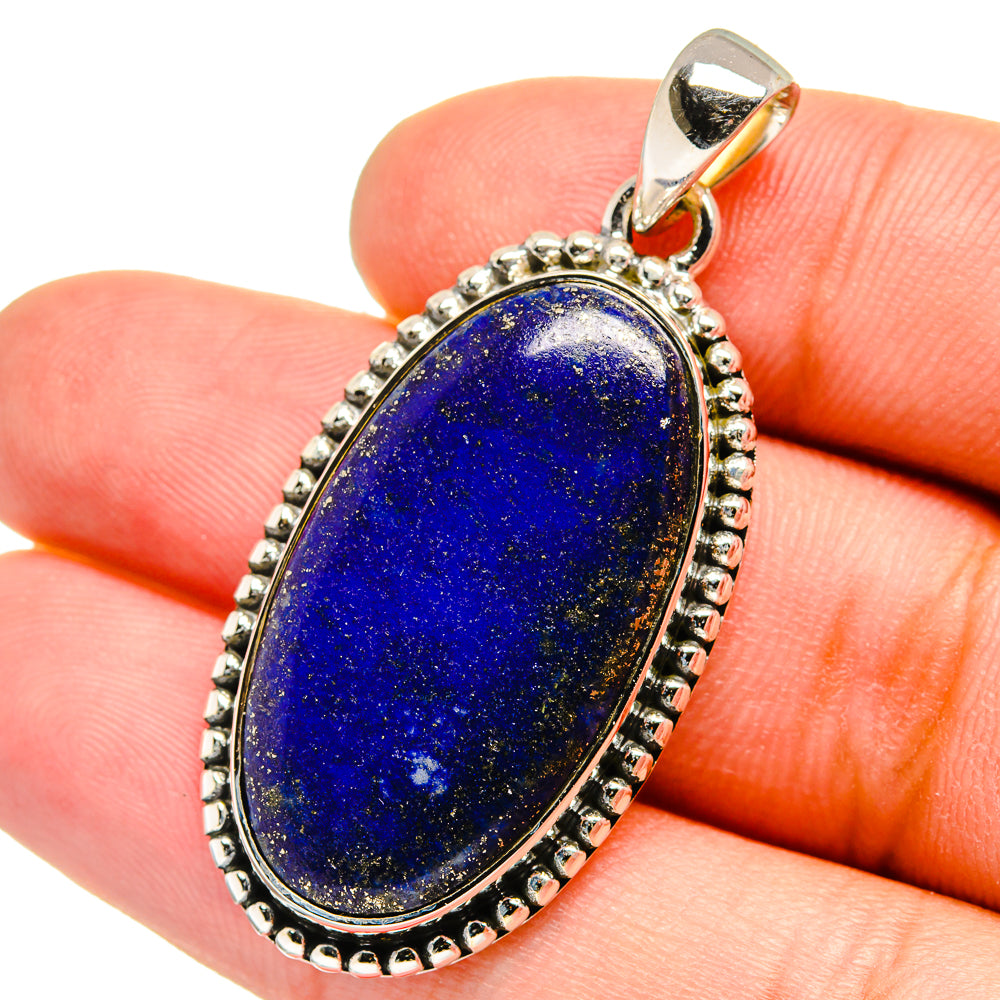 Lapis Lazuli Pendants handcrafted by Anasilvercos - PD13267