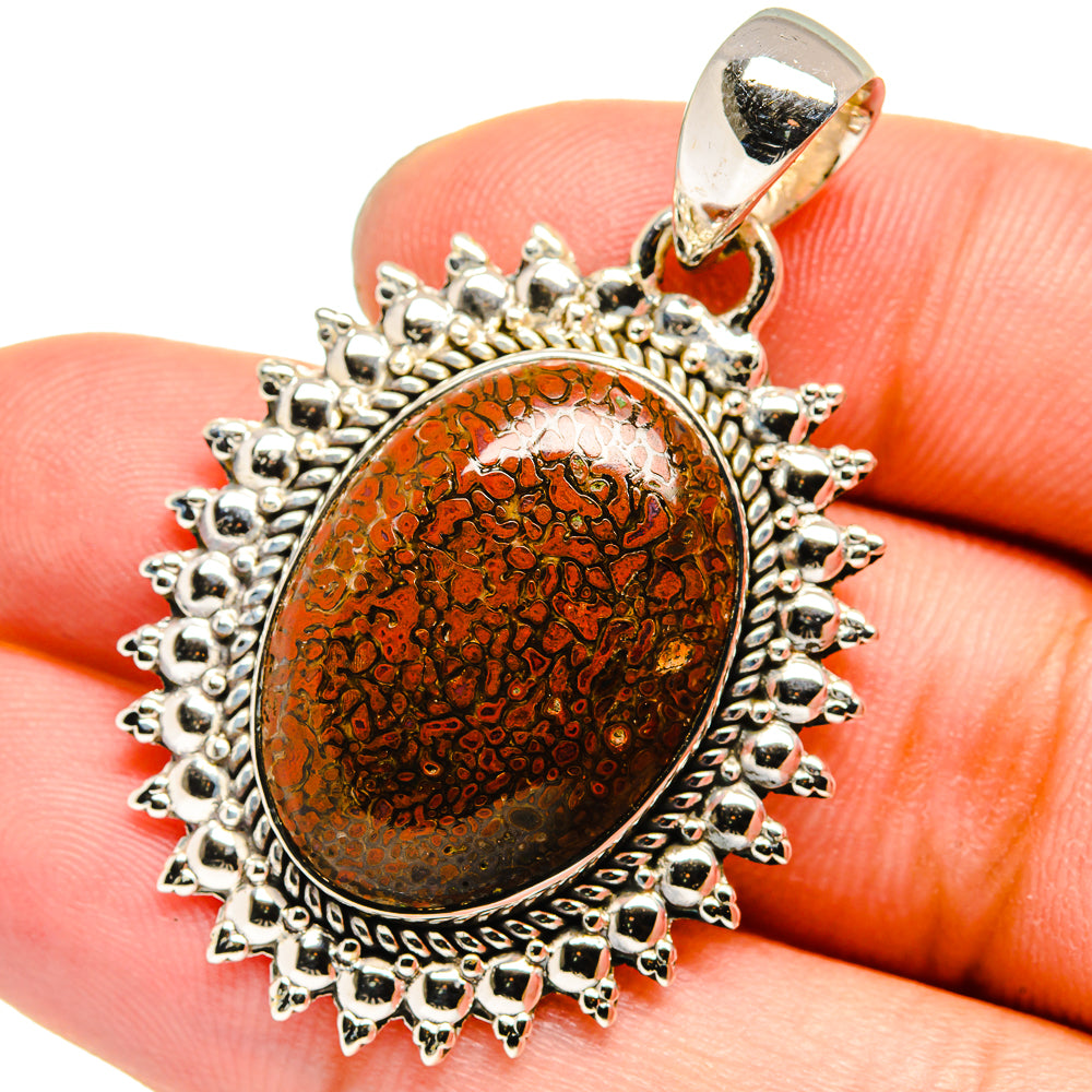 Dinosaur Bone Pendants handcrafted by Anasilvercos - PD13275