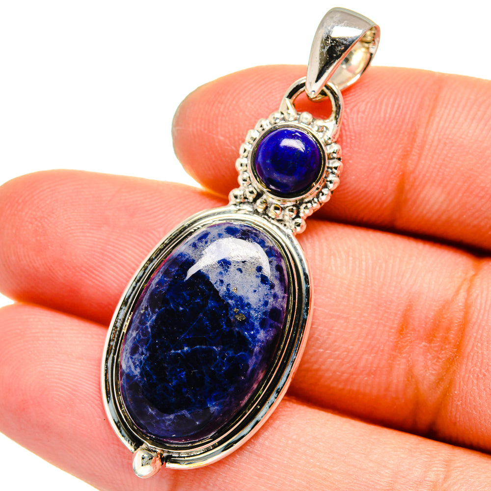 Sodalite Pendants handcrafted by Anasilvercos - PD13290