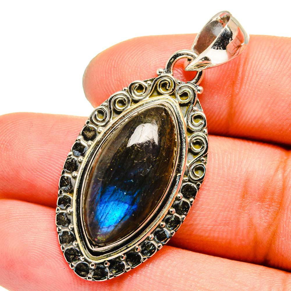 Labradorite Pendants handcrafted by Anasilvercos - PD13305