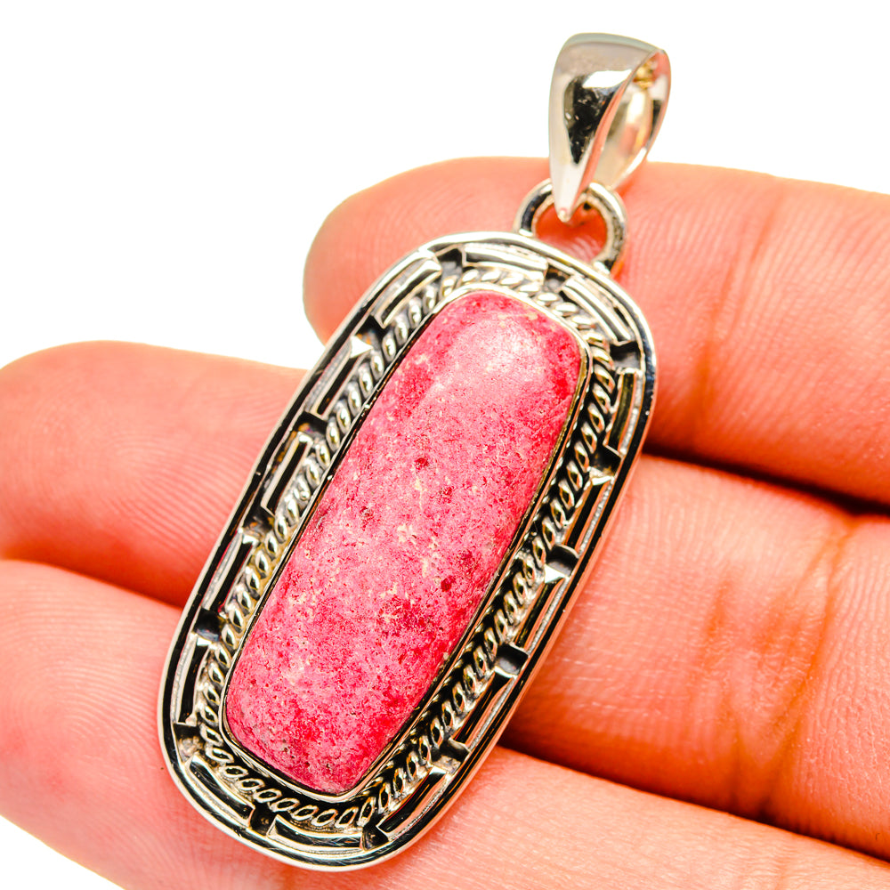 Thulite Pendants handcrafted by Anasilvercos - PD13308