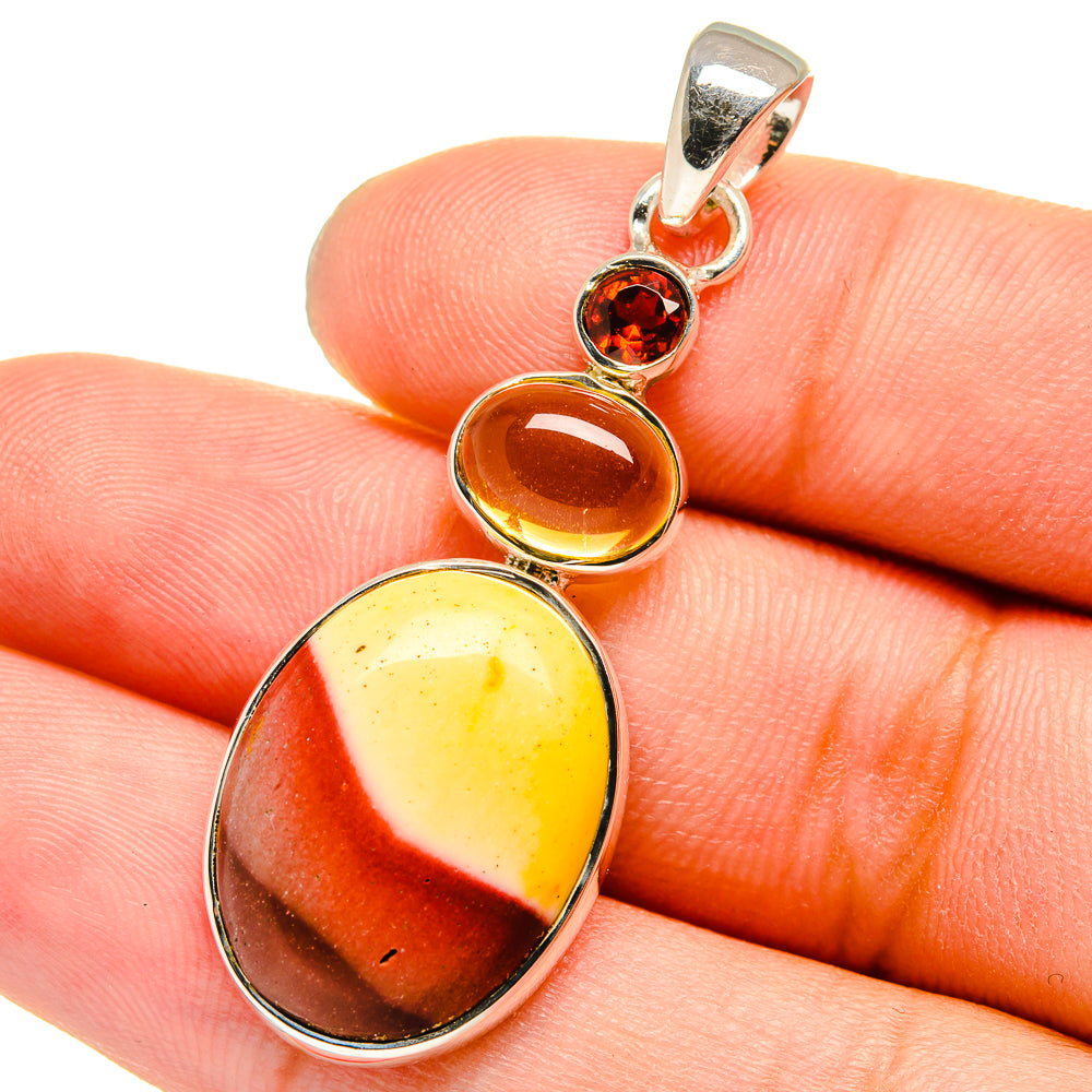 Mookaite Pendants handcrafted by Anasilvercos - PD13309
