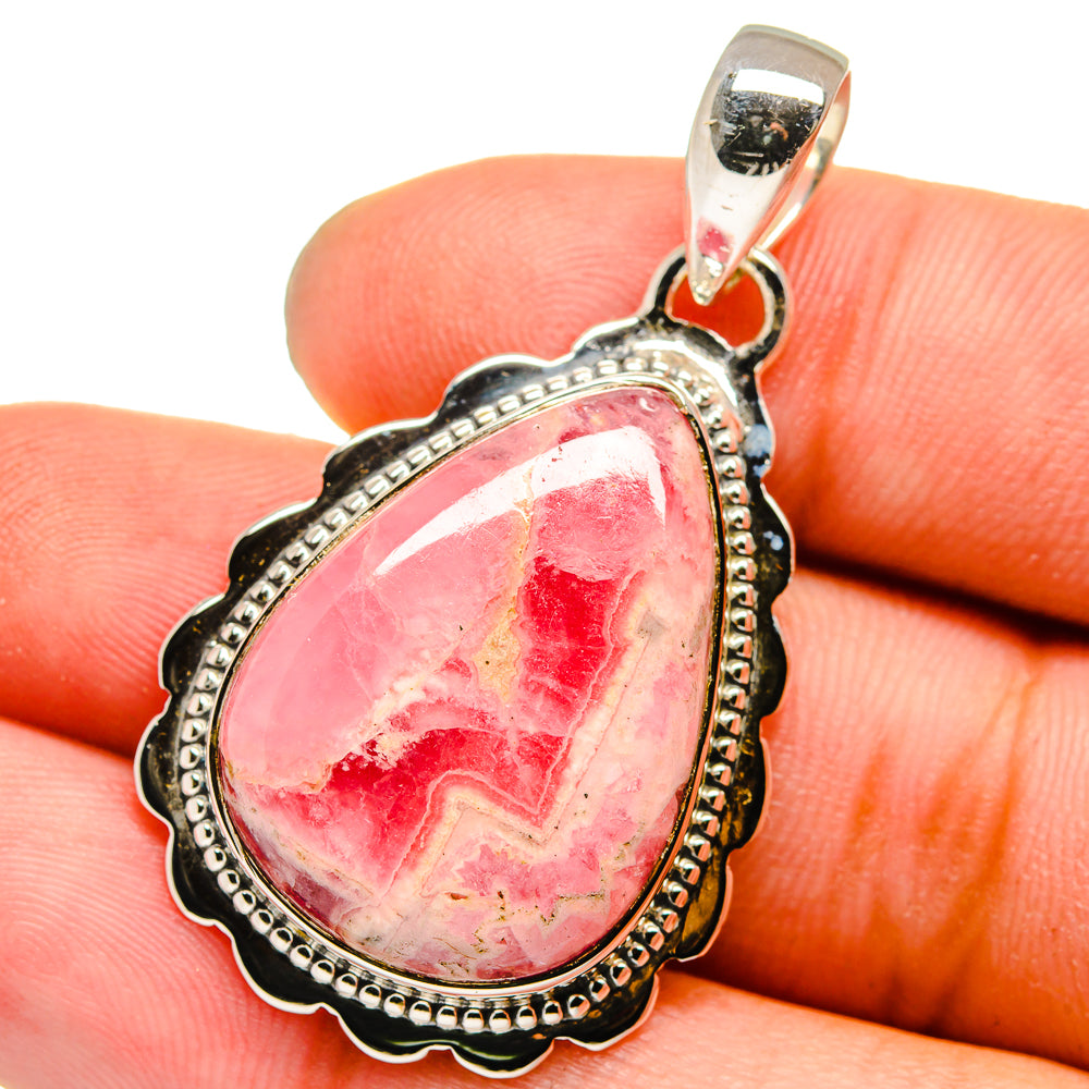 Rhodochrosite Pendants handcrafted by Anasilvercos - PD13344