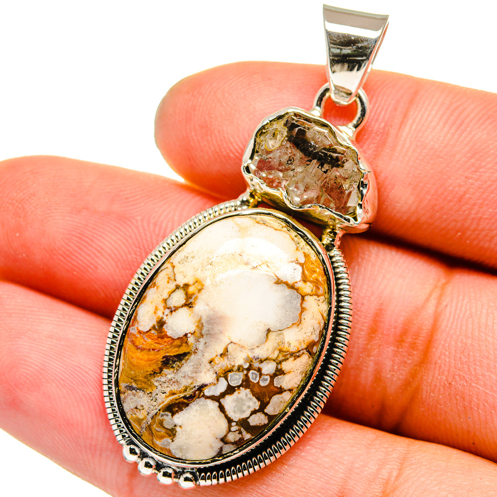 Wild Horse Jasper Pendants handcrafted by Anasilvercos - PD13345
