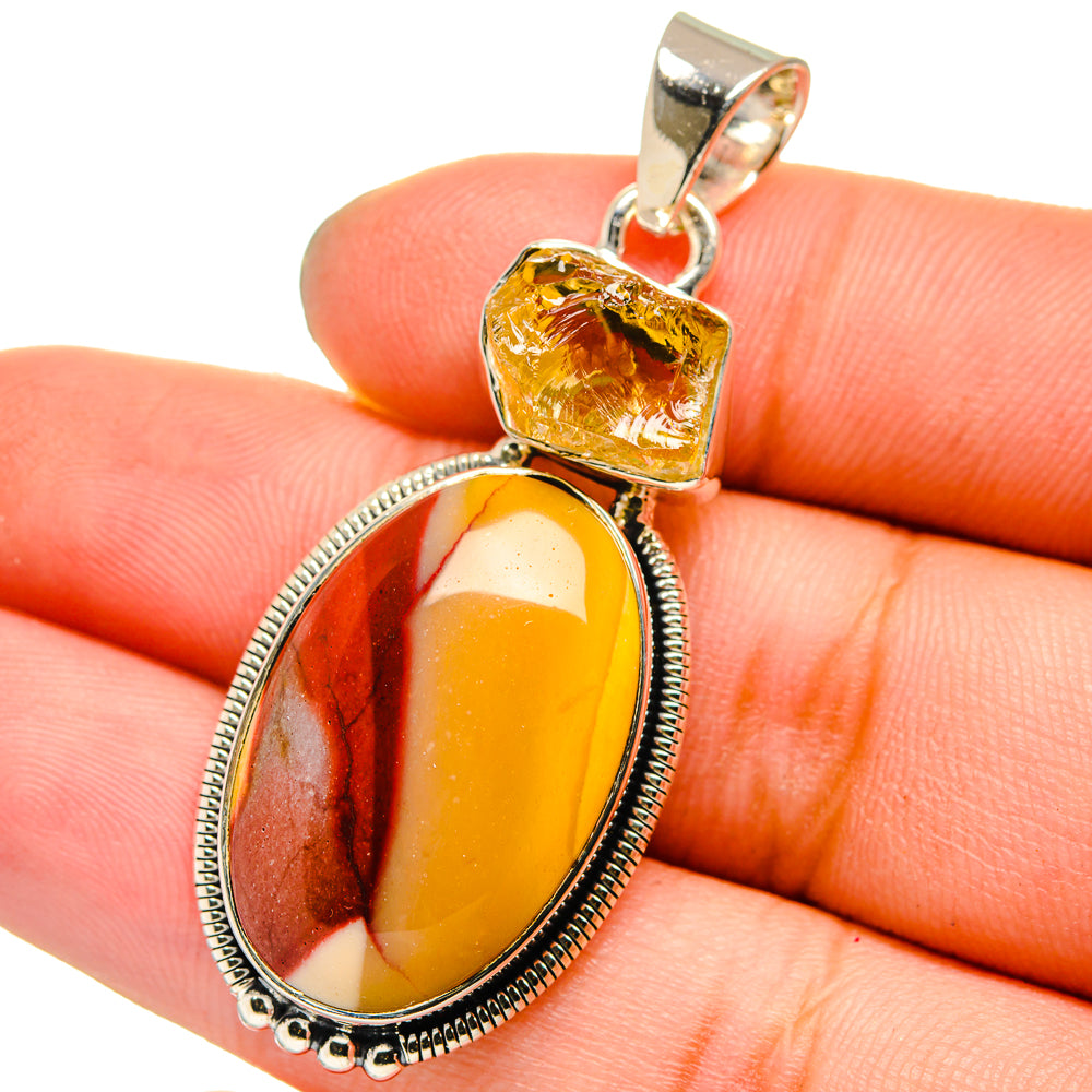 Mookaite Pendants handcrafted by Anasilvercos - PD13354