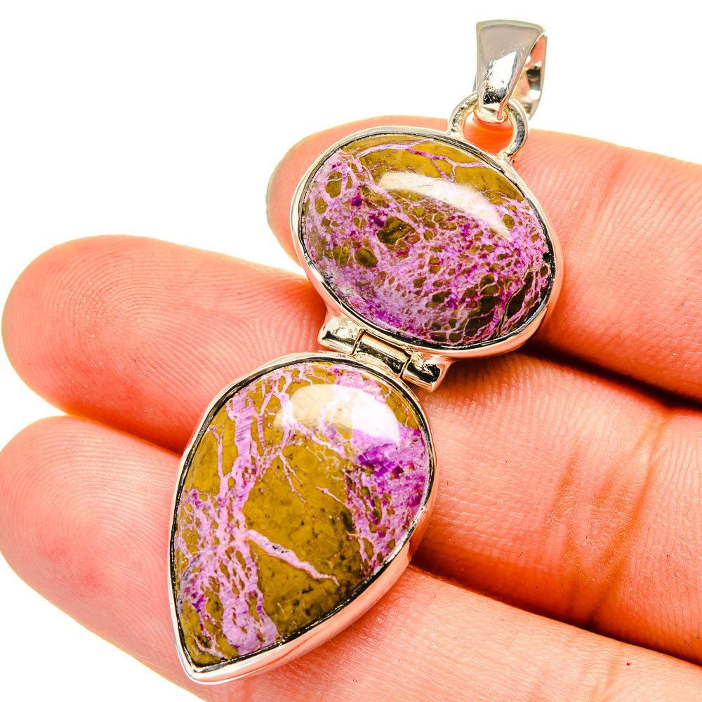 Stichtite Pendants handcrafted by Anasilvercos - PD13359