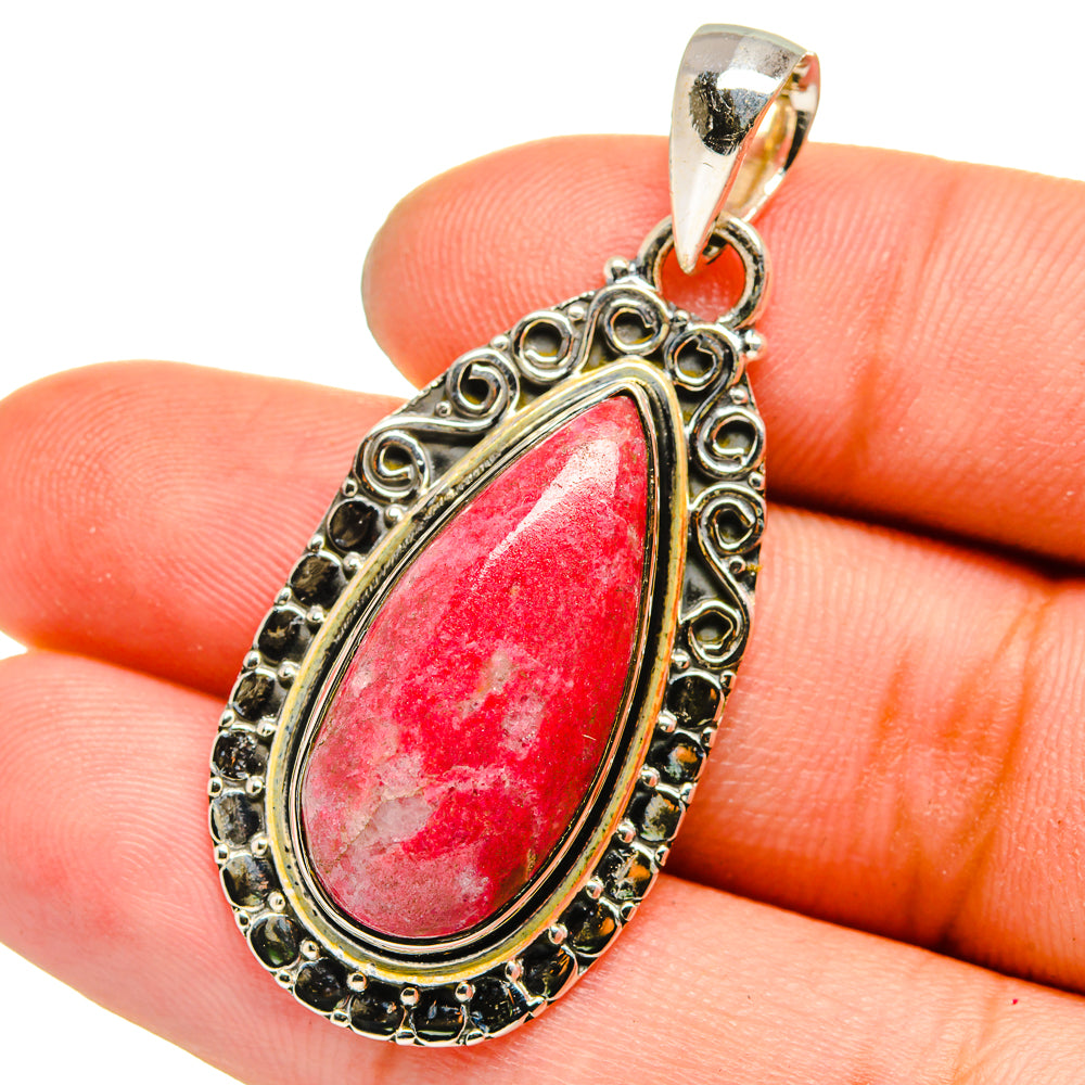 Thulite Pendants handcrafted by Anasilvercos - PD13365