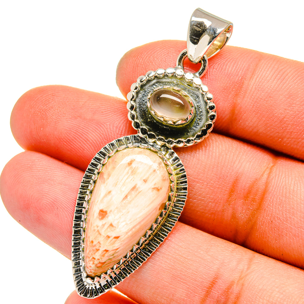 Scolecite Pendants handcrafted by Anasilvercos - PD13372