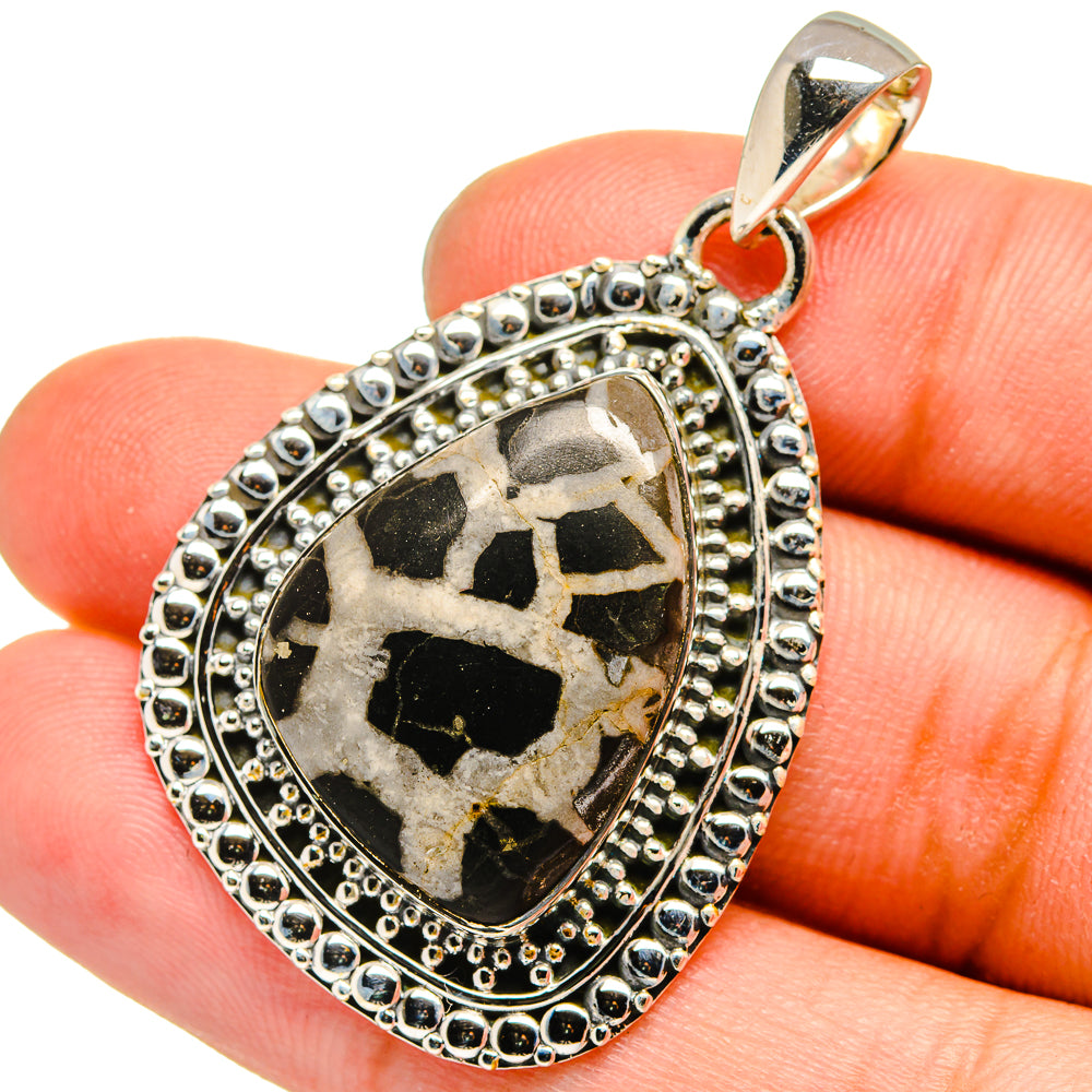 Septarian Geode Pendants handcrafted by Anasilvercos - PD13373
