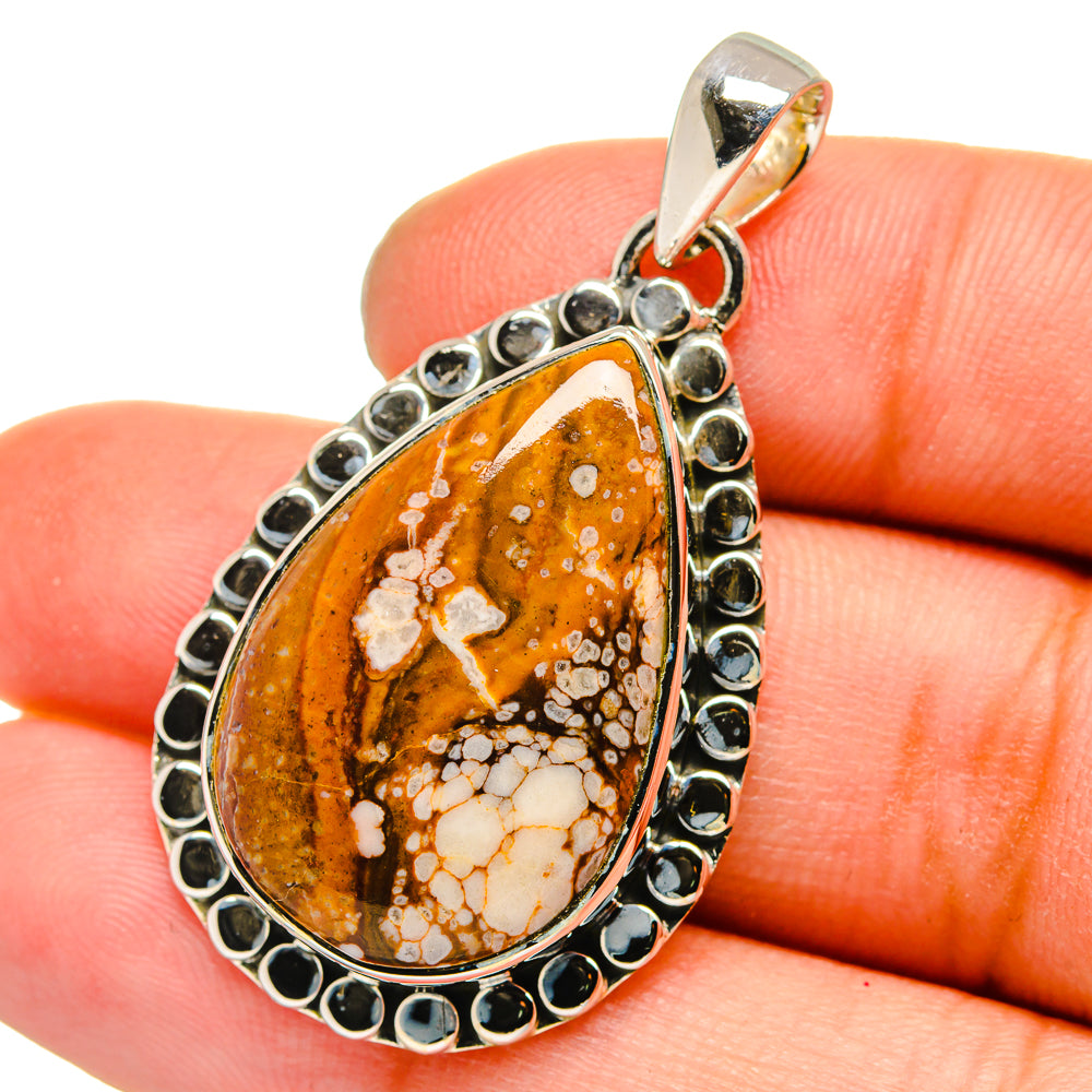 Wild Horse Jasper Pendants handcrafted by Anasilvercos - PD13376