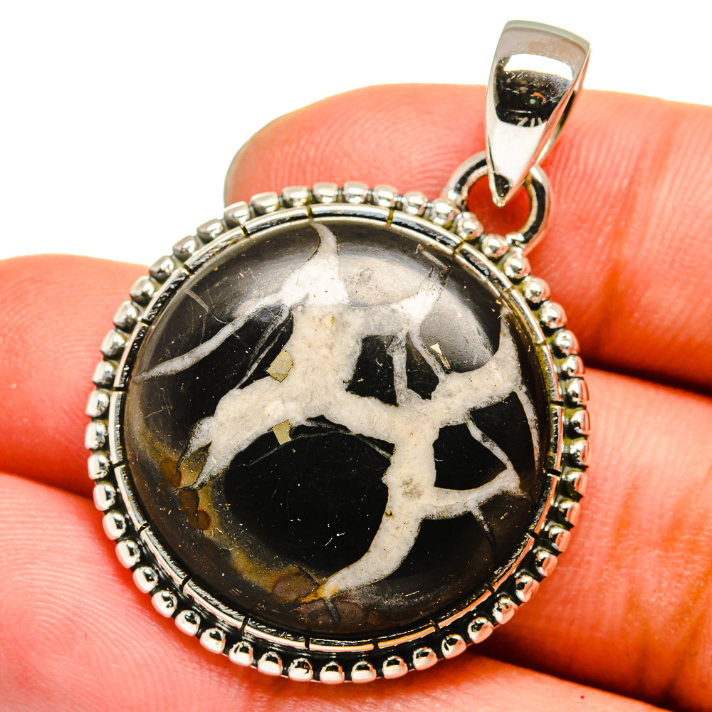 Septarian Geode Pendants handcrafted by Anasilvercos - PD13379