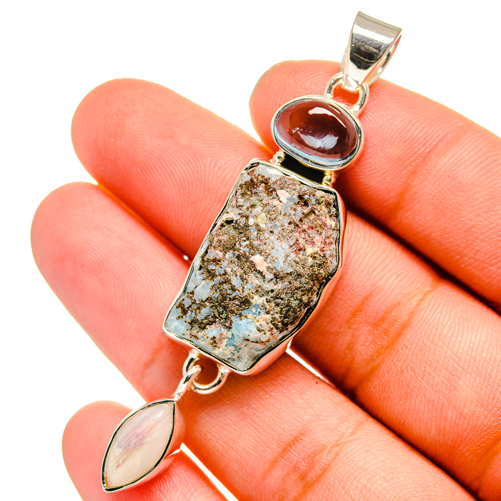 Peruvian Opal Pendants handcrafted by Anasilvercos - PD13384