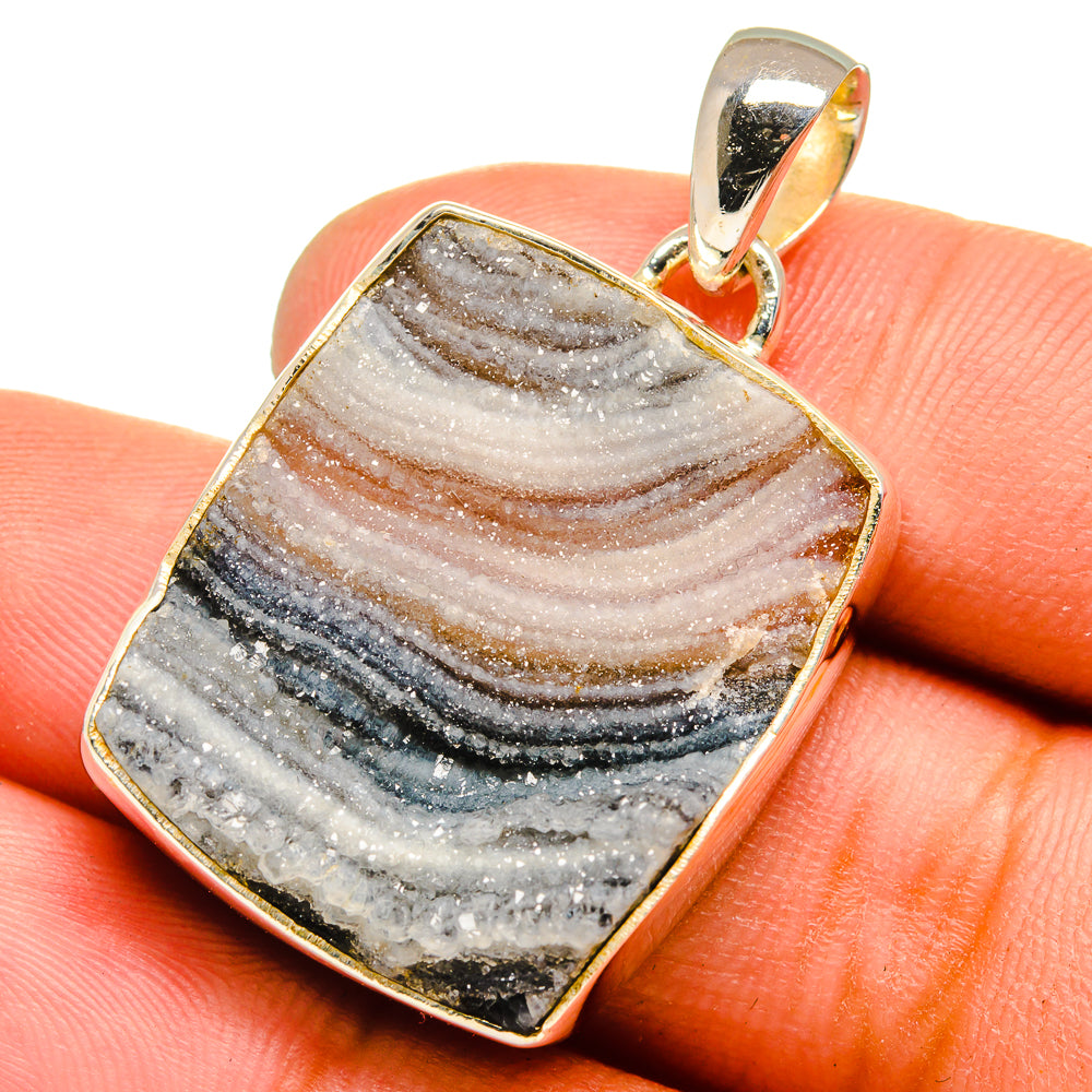 Desert Druzy Pendants handcrafted by Anasilvercos - PD13391