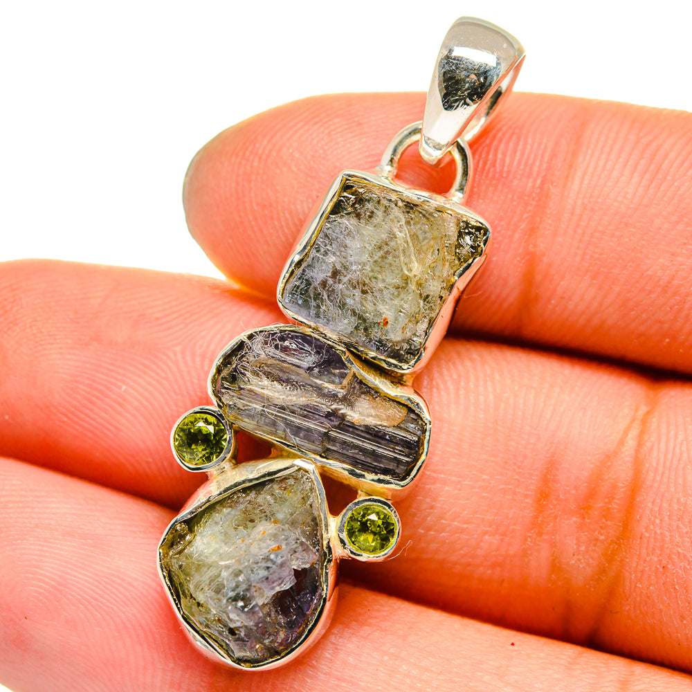 Tanzanite Pendants handcrafted by Anasilvercos - PD13402