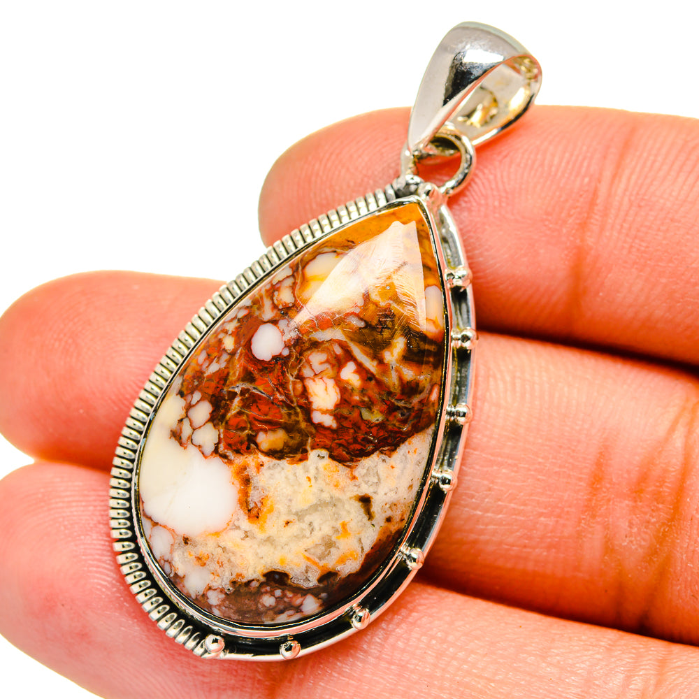 Wild Horse Jasper Pendants handcrafted by Anasilvercos - PD13418