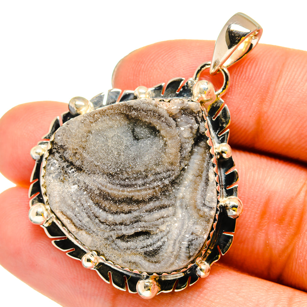 Desert Druzy Pendants handcrafted by Anasilvercos - PD13449