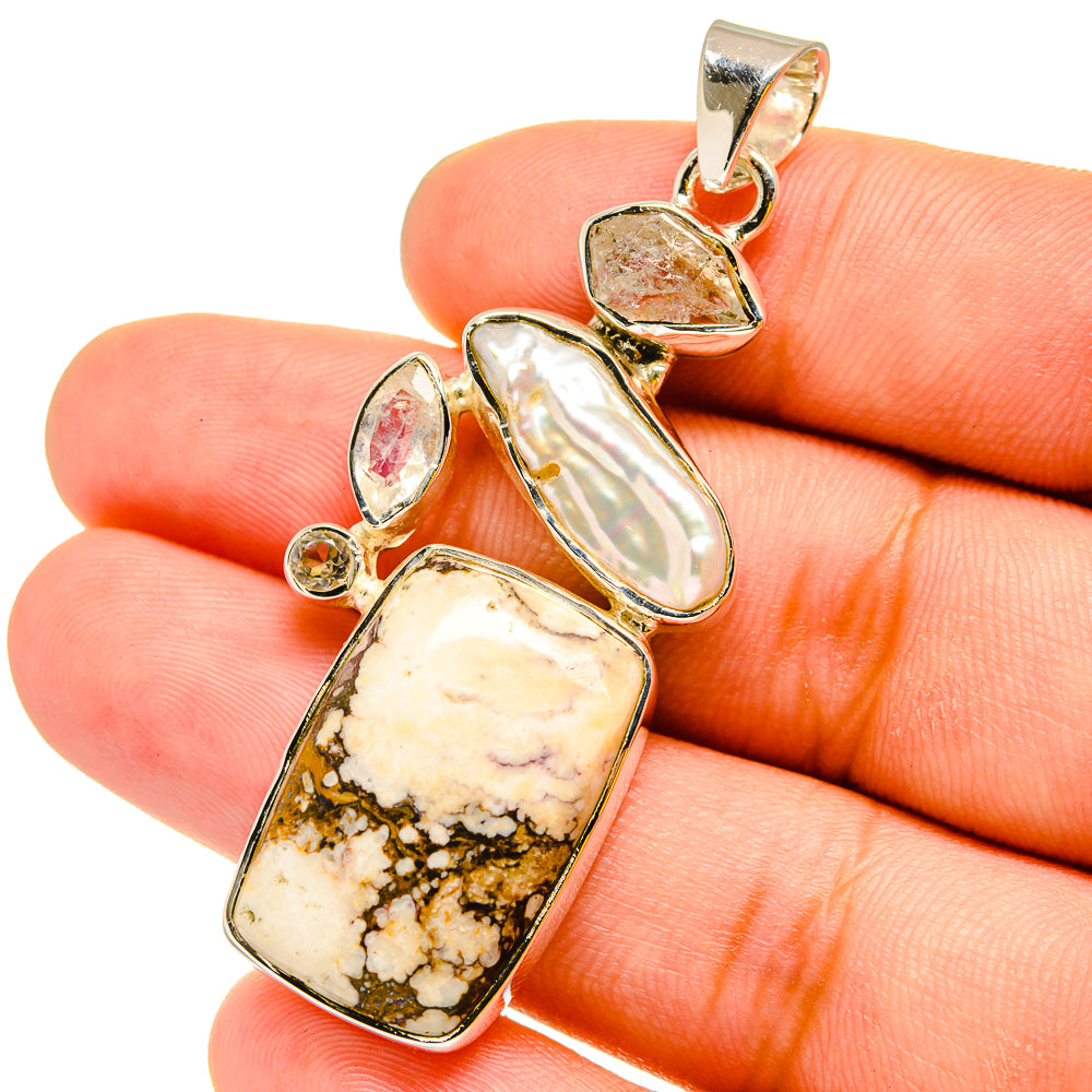 Wild Horse Jasper Pendants handcrafted by Anasilvercos - PD13450