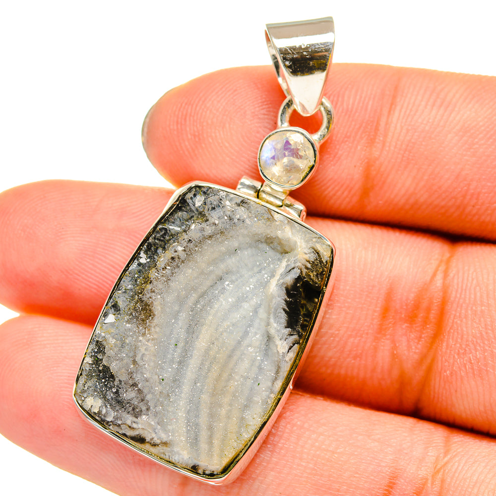Desert Druzy Pendants handcrafted by Anasilvercos - PD13457