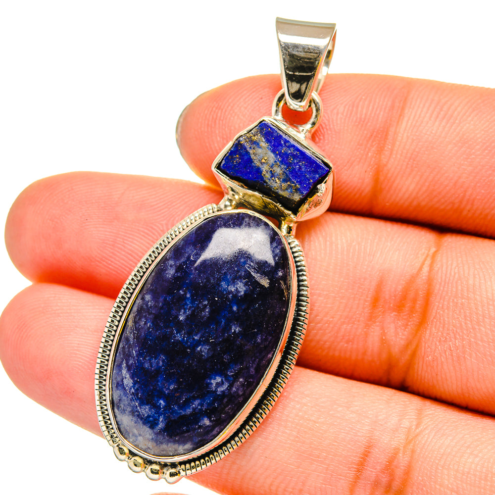 Sodalite Pendants handcrafted by Anasilvercos - PD13458
