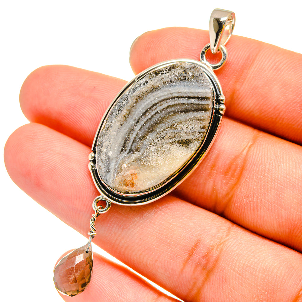 Desert Druzy Pendants handcrafted by Anasilvercos - PD13466