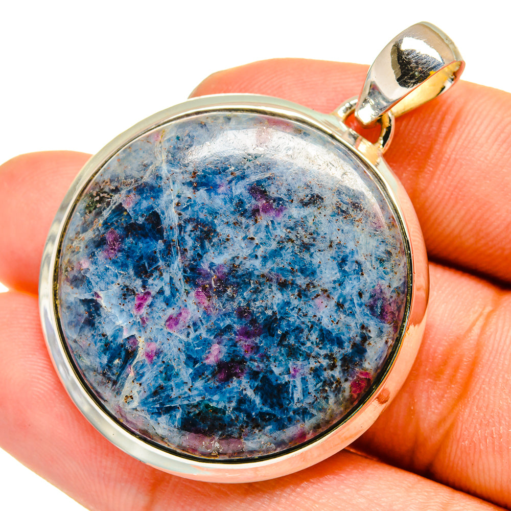 Ruby Fuchsite Pendants handcrafted by Anasilvercos - PD13467