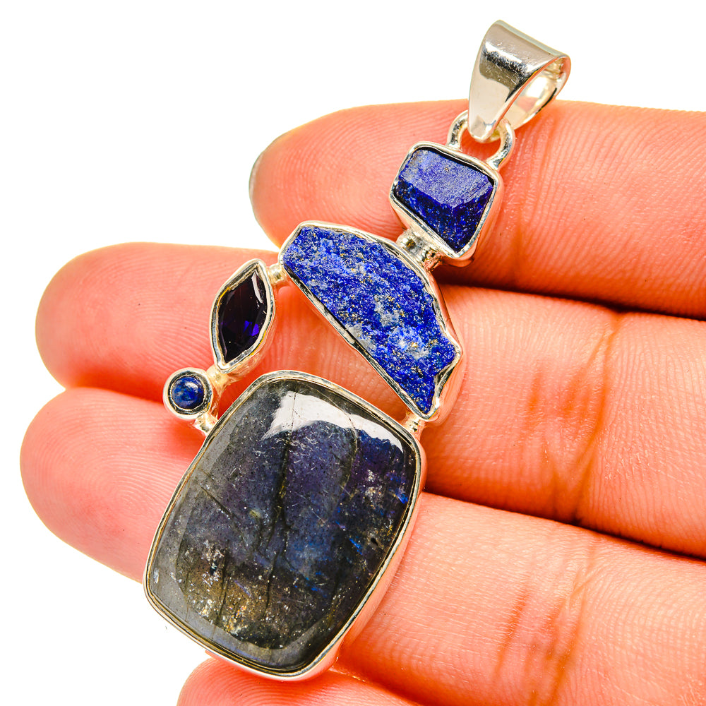 Labradorite Pendants handcrafted by Anasilvercos - PD13473
