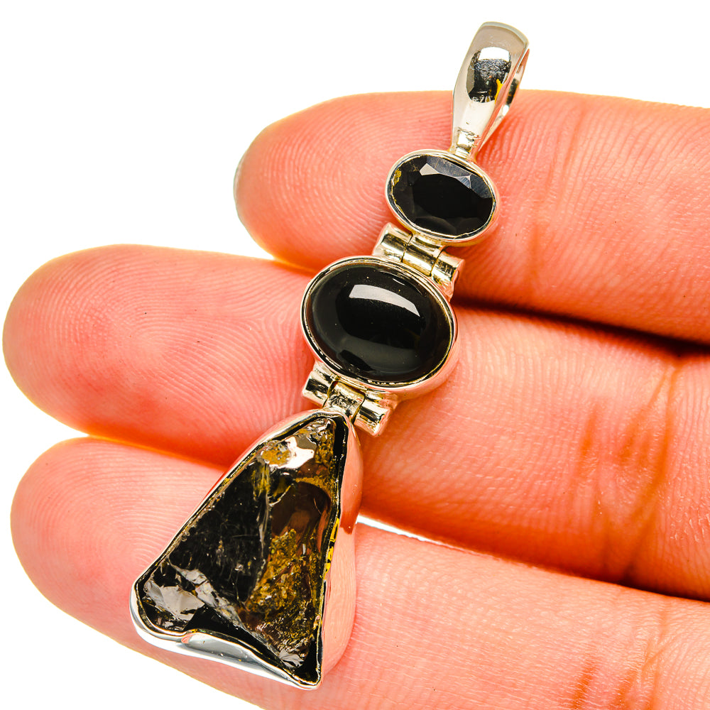 Shungite Pendants handcrafted by Anasilvercos - PD13474