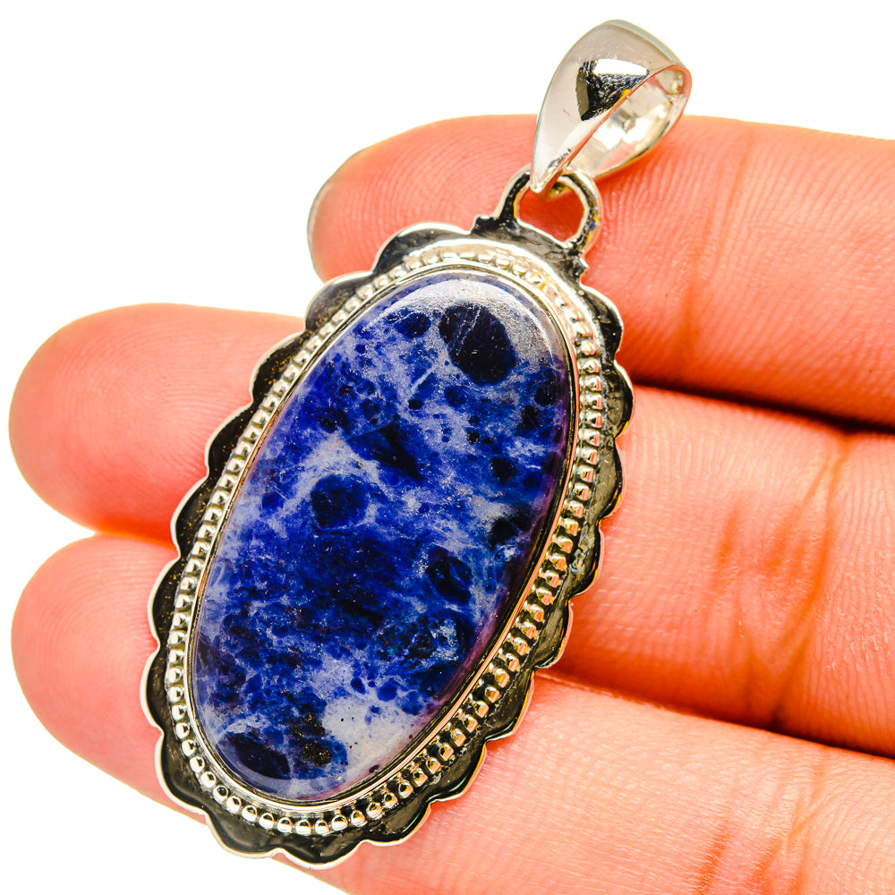 Sodalite Pendants handcrafted by Anasilvercos - PD13482