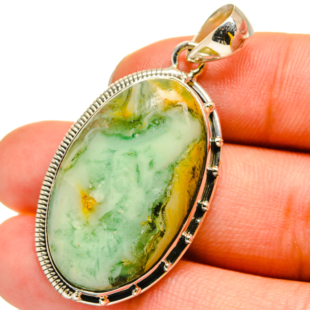 Peruvian Opal Pendants handcrafted by Anasilvercos - PD13486