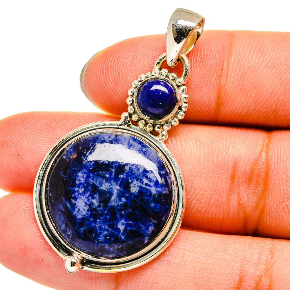Sodalite Pendants handcrafted by Anasilvercos - PD13505