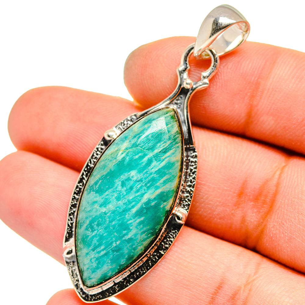 Amazonite Pendants handcrafted by Anasilvercos - PD13600