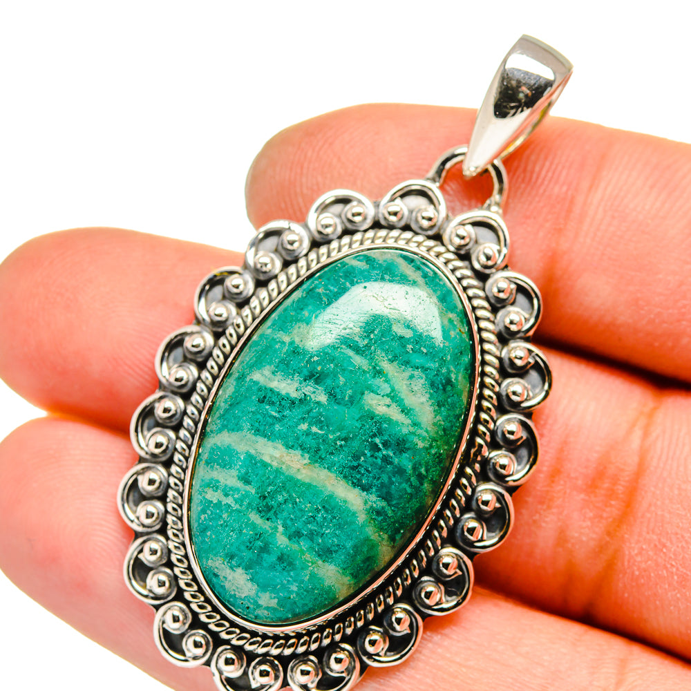 Amazonite Pendants handcrafted by Anasilvercos - PD13612
