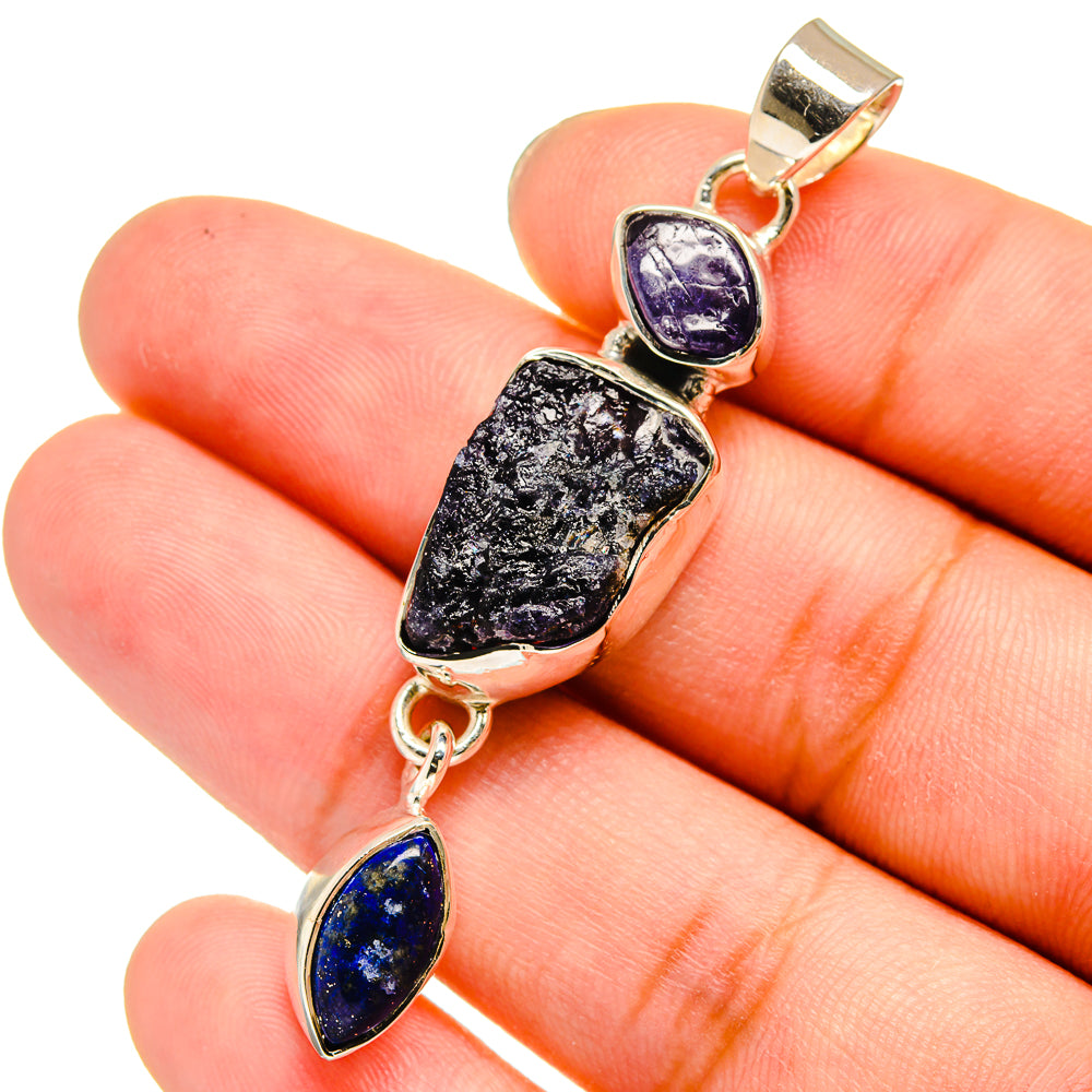 Tanzanite Pendants handcrafted by Anasilvercos - PD13643