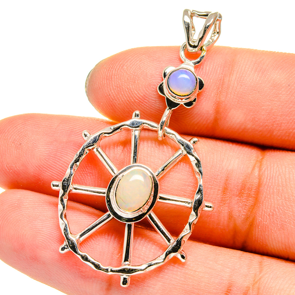Ethiopian Opal Pendants handcrafted by Anasilvercos - PD13660