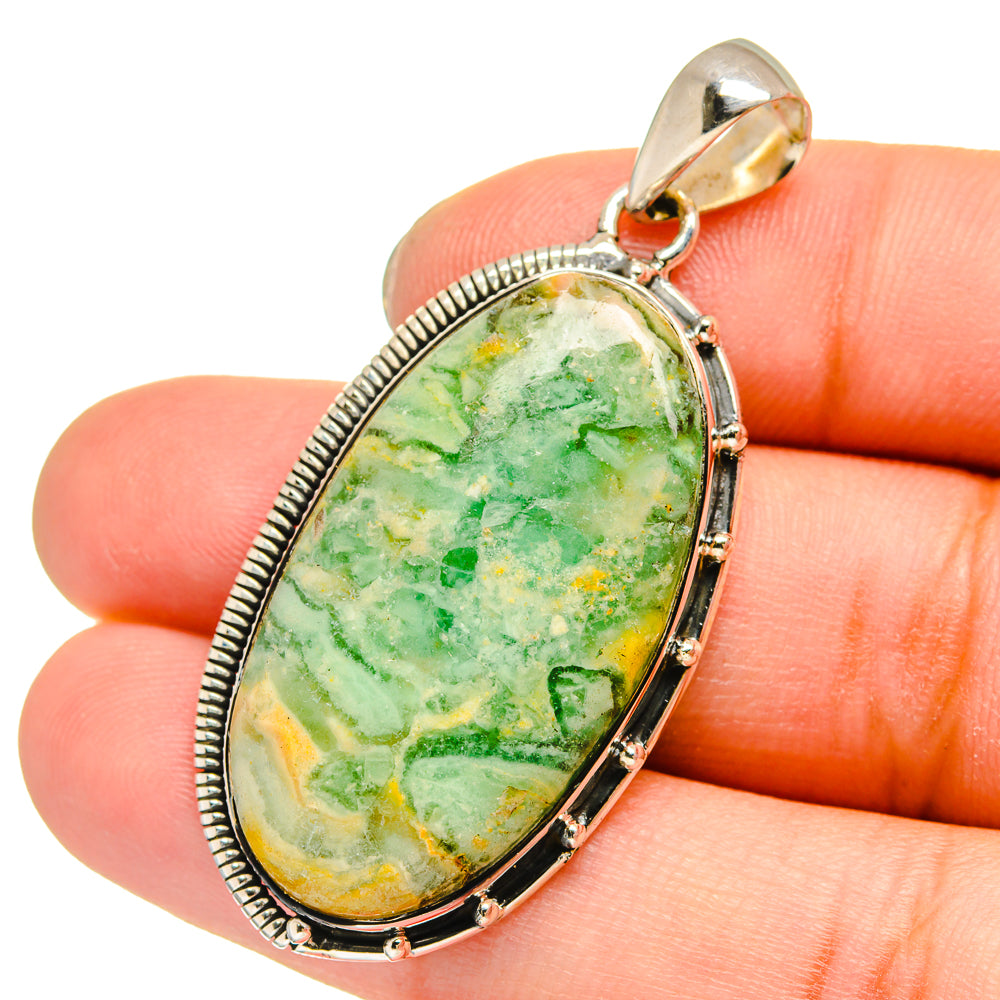 Rainforest Opal Pendants handcrafted by Anasilvercos - PD13698