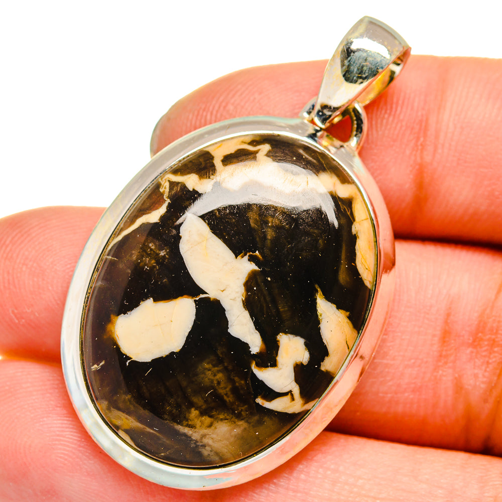 Peanut Wood Jasper Pendants handcrafted by Anasilvercos - PD13712