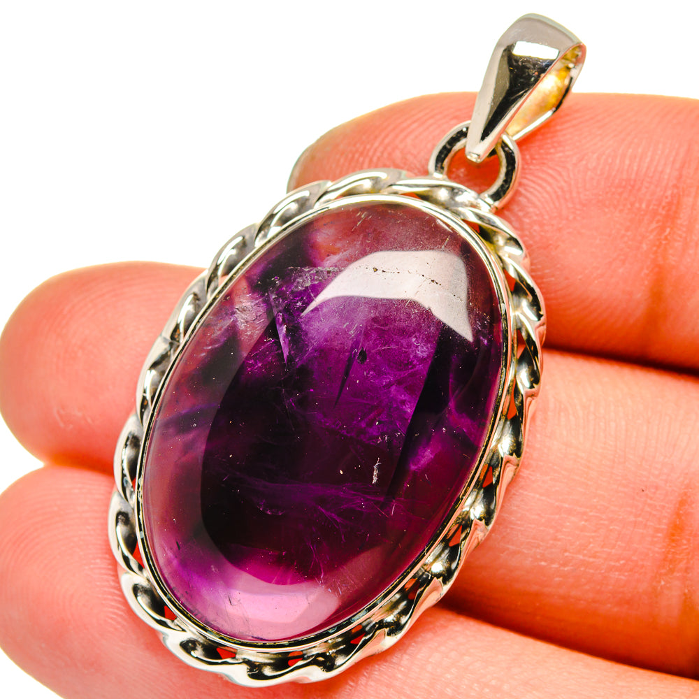 Amethyst Pendants handcrafted by Anasilvercos - PD13714