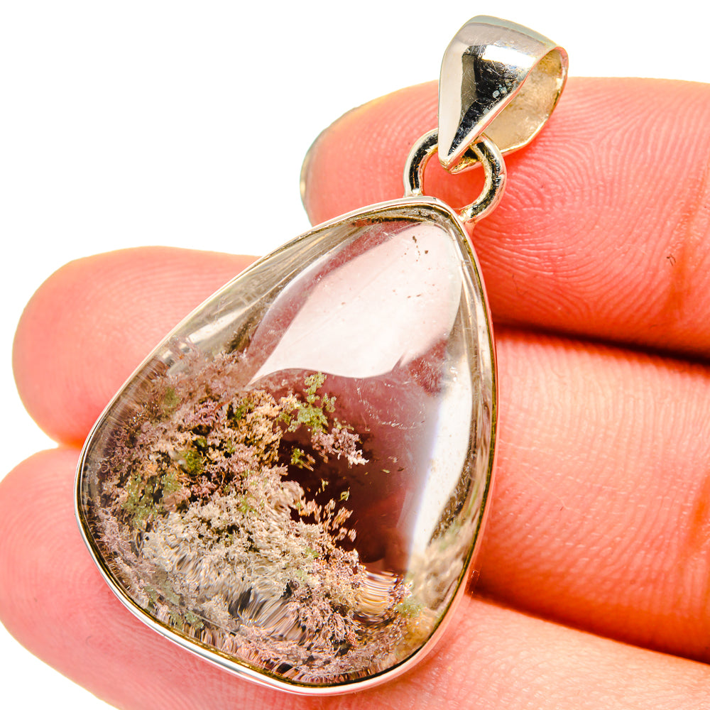 Garden Quartz Pendants handcrafted by Anasilvercos - PD13722
