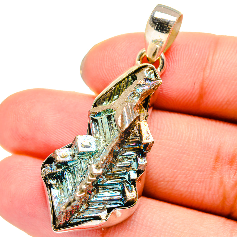 Bismuth Crystal Pendants handcrafted by Anasilvercos - PD13730