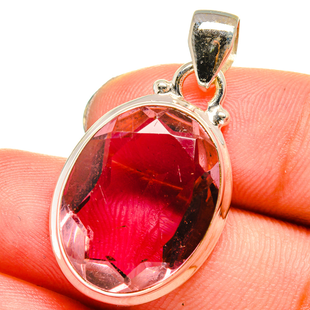 Color Change Alexandrite (lab.) Pendants handcrafted by Anasilvercos - PD13744
