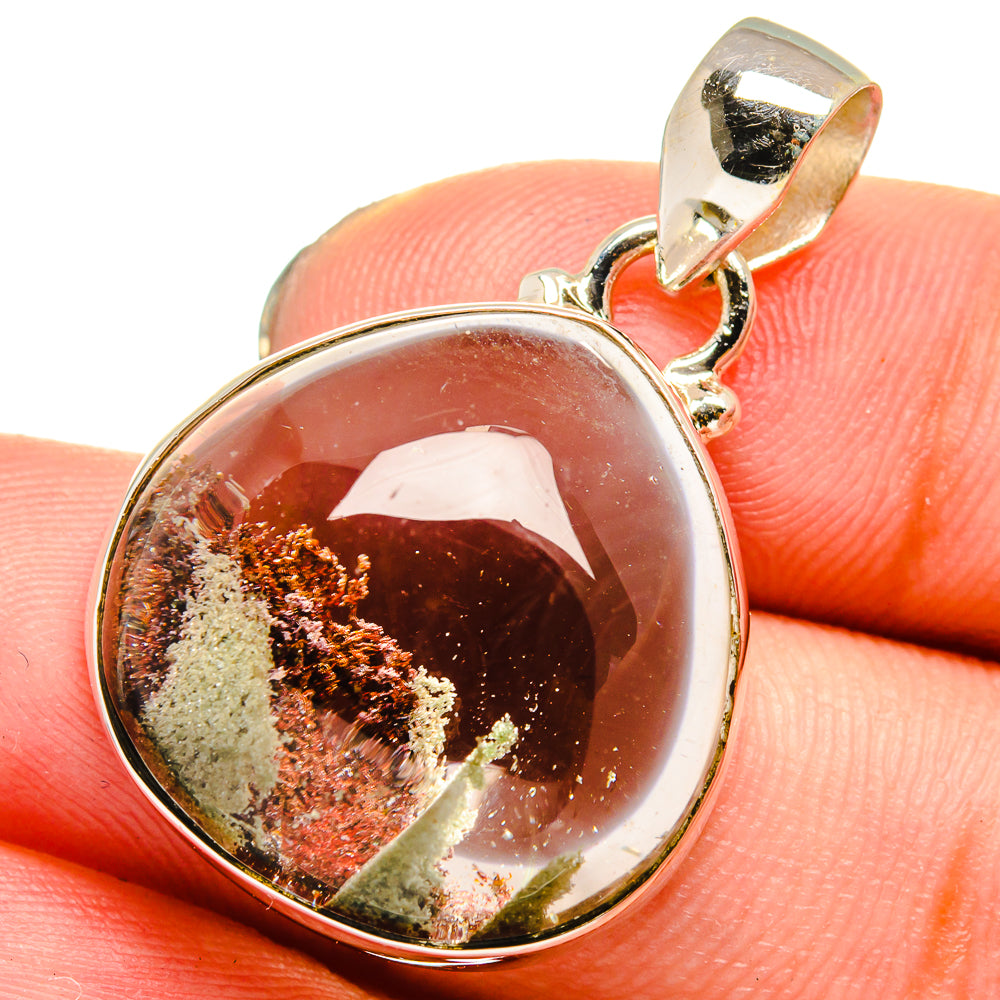 Garden Quartz Pendants handcrafted by Anasilvercos - PD13745