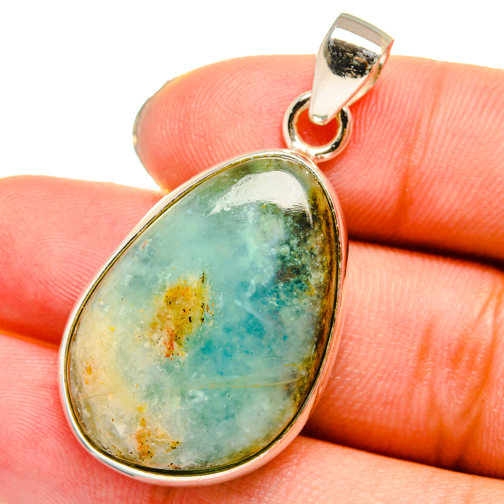 Peruvian Opal Pendants handcrafted by Anasilvercos - PD13755
