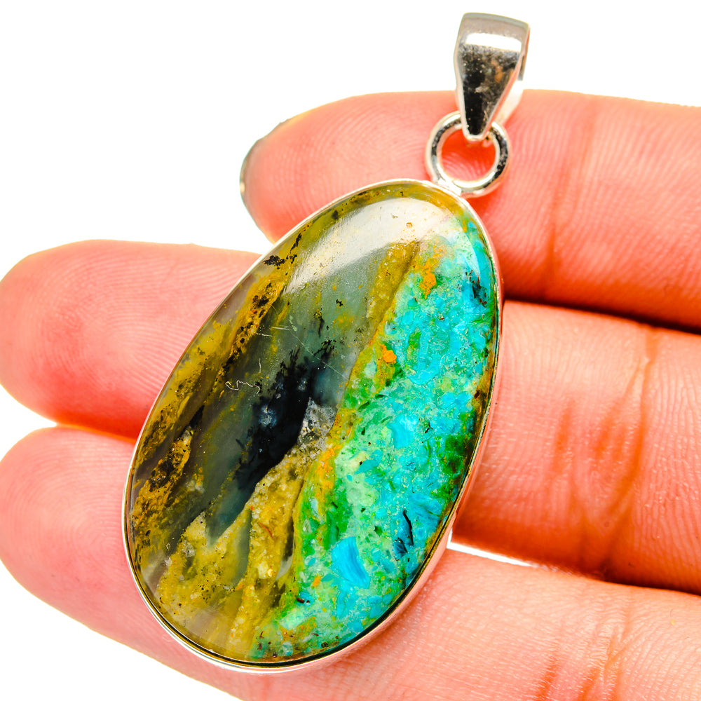 Peruvian Opal Pendants handcrafted by Anasilvercos - PD13756