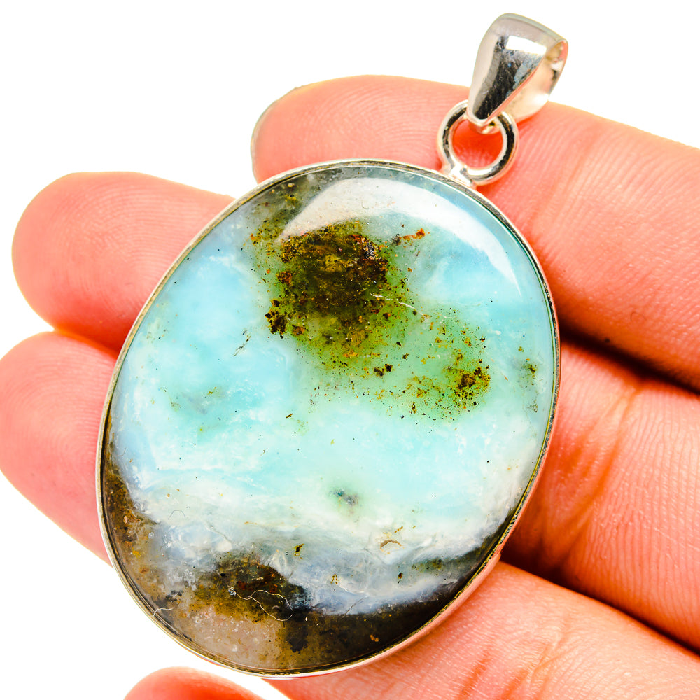 Peruvian Opal Pendants handcrafted by Anasilvercos - PD13769