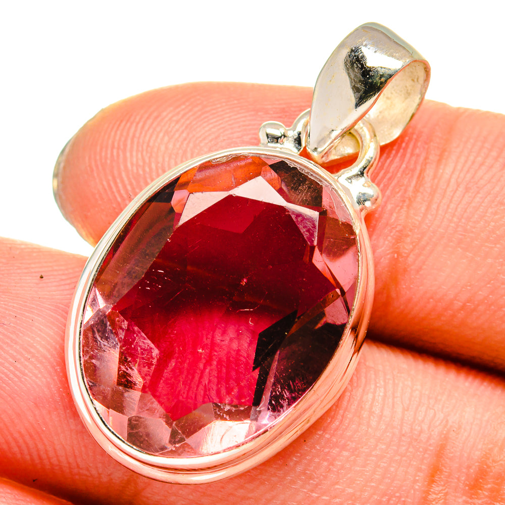 Color Change Alexandrite (lab.) Pendants handcrafted by Anasilvercos - PD13785